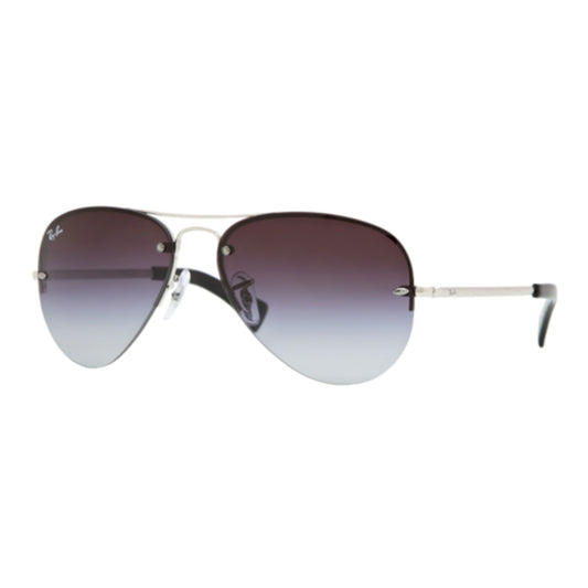 RAY-BAN SEMI-RIMLESS AVIATOR SUNGLASSES