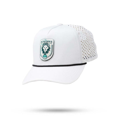 PERFORATED ROPE HAT - ZYNBABWE COUNTRY CLUB - WHITE