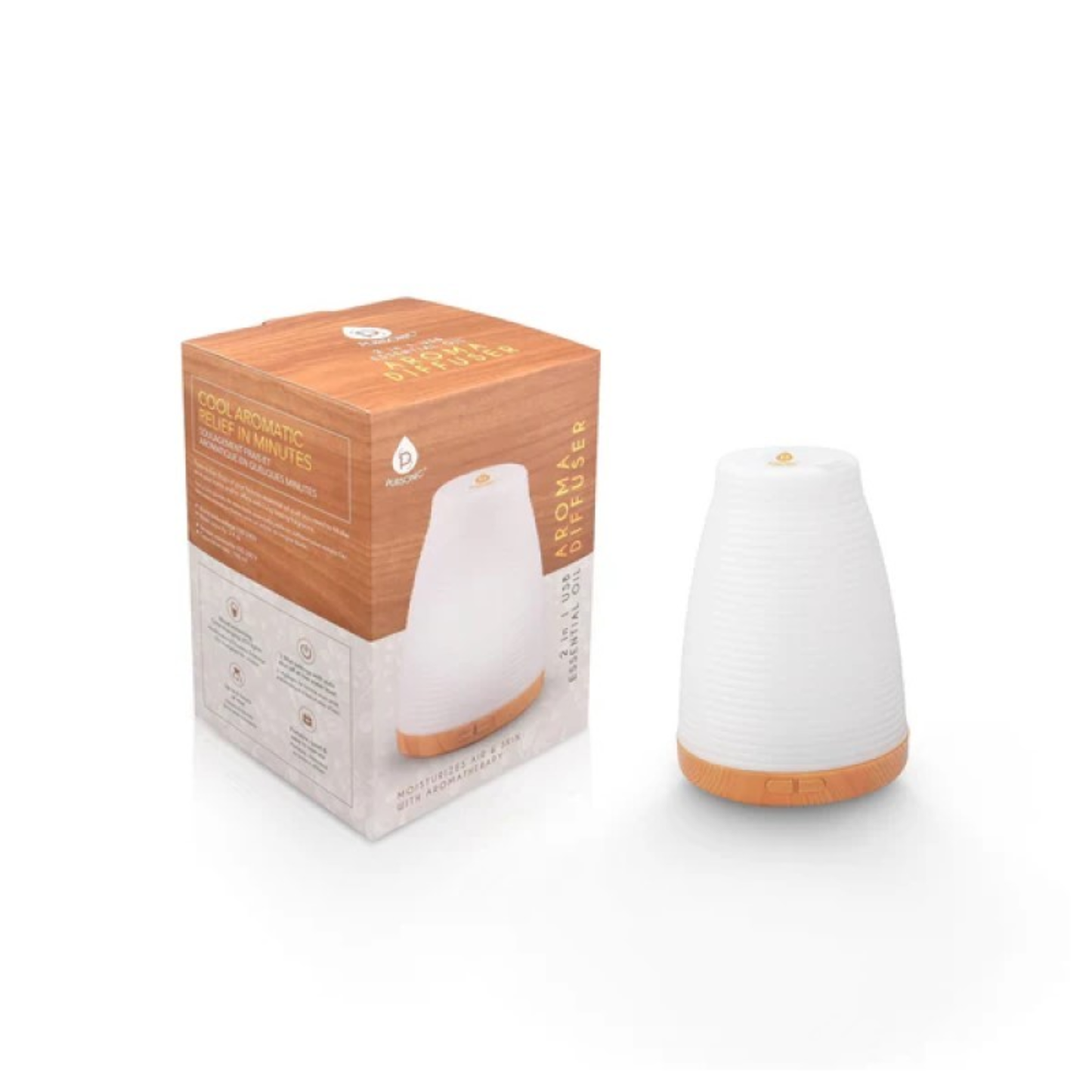 2-IN-1 USB ESSENTIAL OIL AROMA DIFFUSER