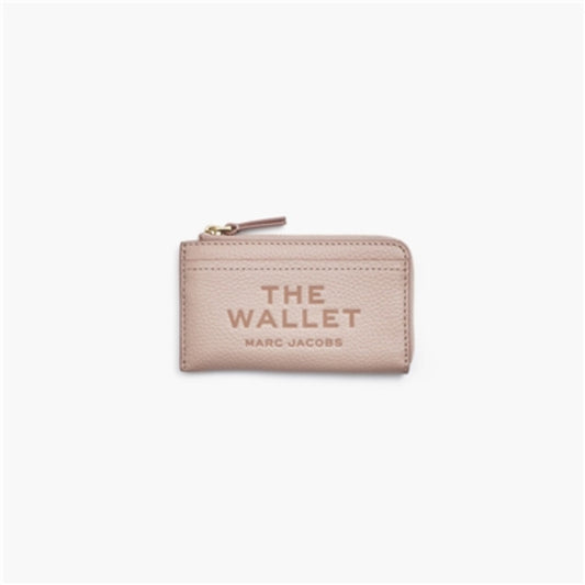 THE LEATHER TOP ZIP MULTI WALLET, ROSE