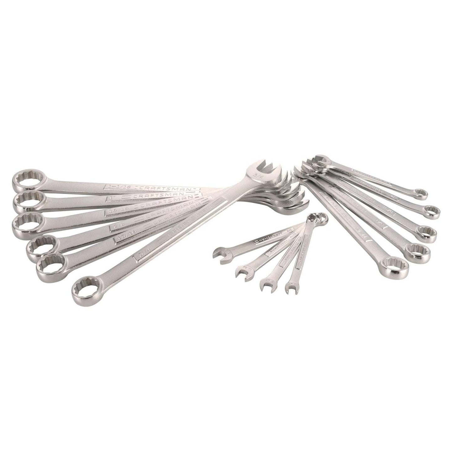 15PC SAE COMBINATION WRENCH SET