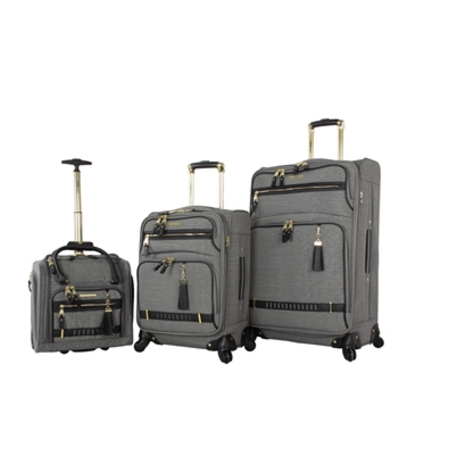 PEEK A BOO EXPANDABLE SPINNER SET, GREY, 3 PIECES