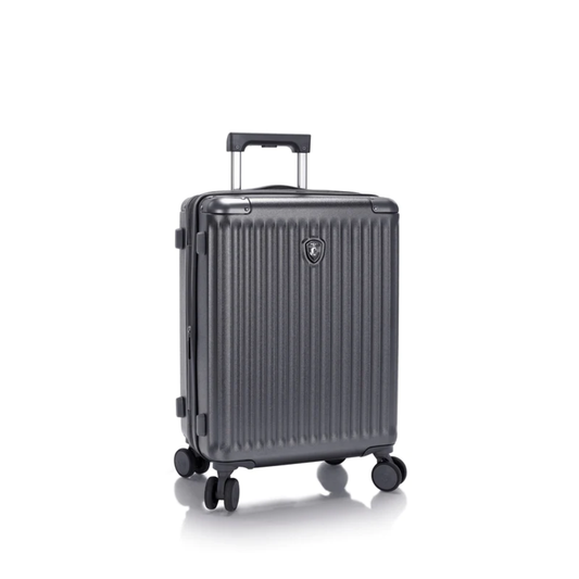 HEYS LUXE 100% PC 21" CARRY-ON LUGGAGE - GUNMETAL