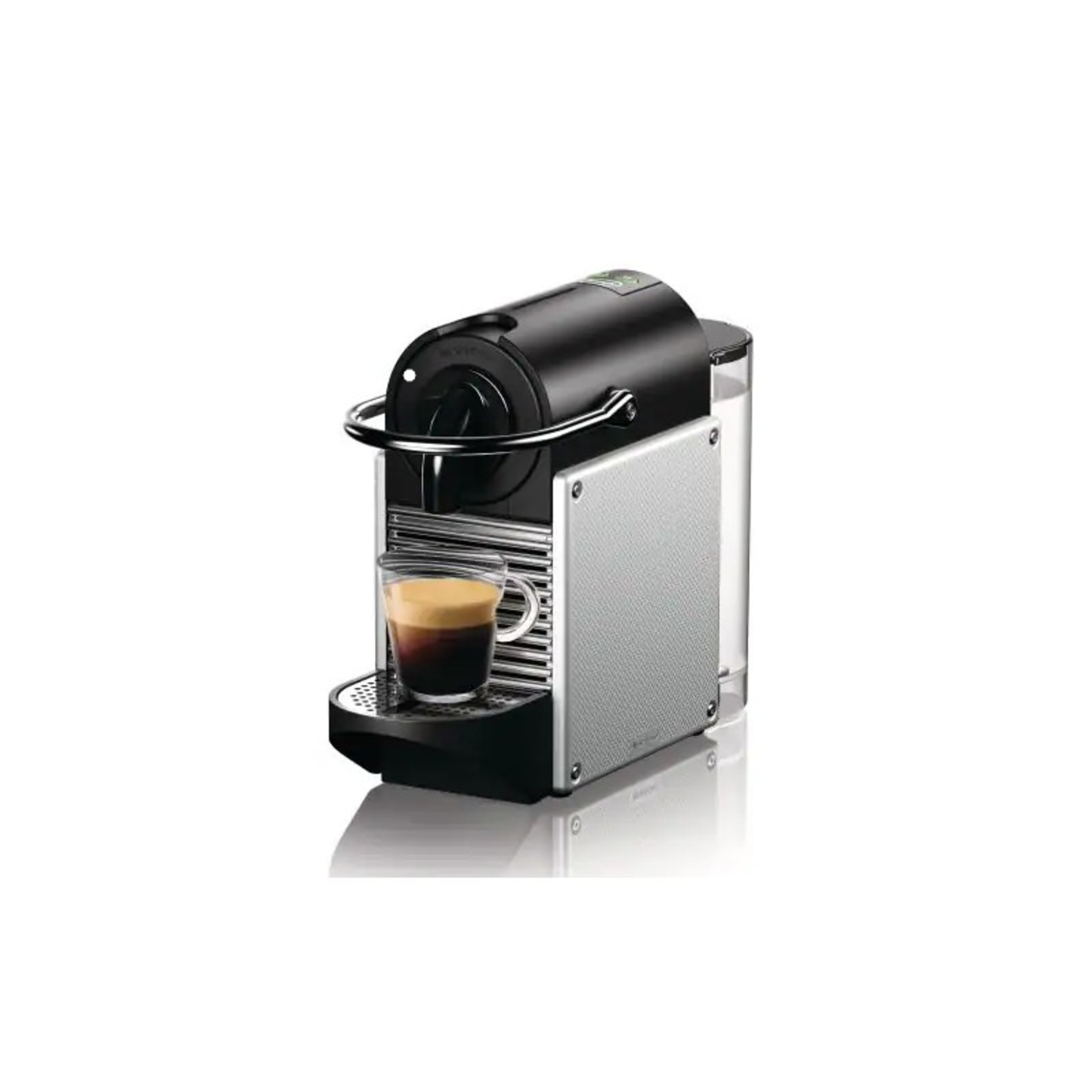 NESPRESSO PIXIE ESPRESSO MACHINE BY DELONGHI ALUMINUM