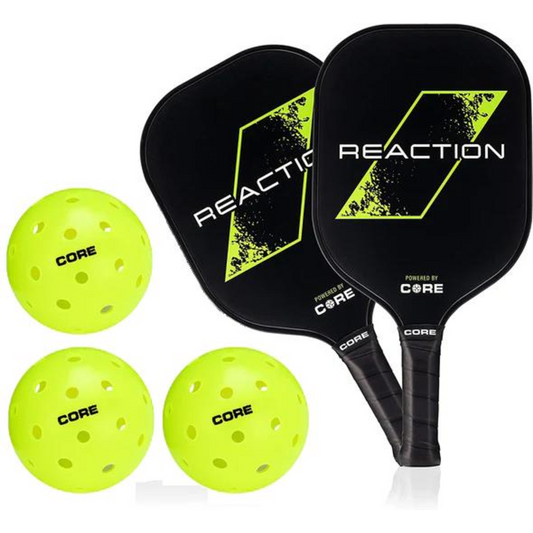 CORE PICKLEBALL PADDLE AND OUTDOOR BALL SET