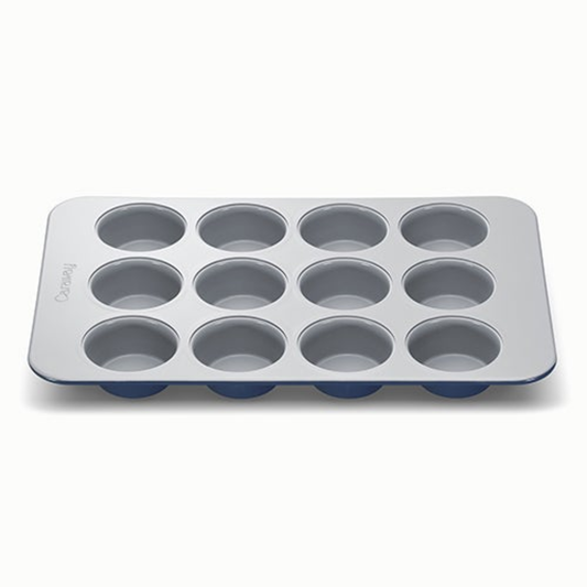 12 CUP NONSTICK CERAMIC MUFFIN PAN NAVY