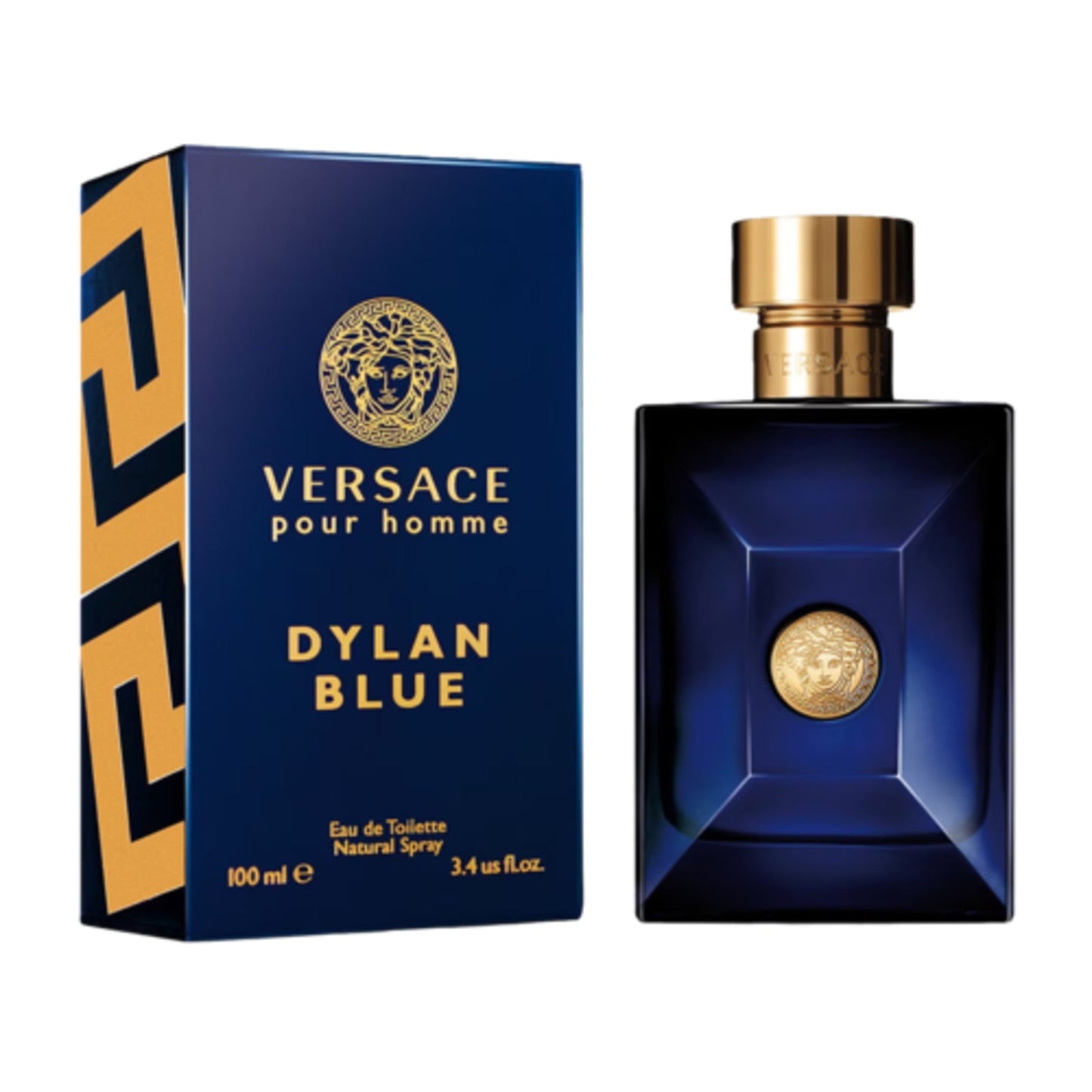 VERSACE DYLAN BLUE POUR HOMME EDT SPRAY - 3.4 FL OZ