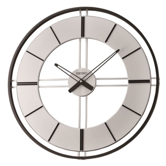 DANA WALL CLOCK, BLACK, 22.4" X 1.3"