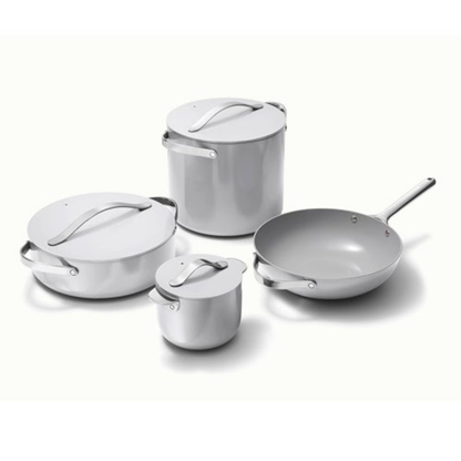 NONSTICK CERAMIC COOKWARE+ SET GRAY