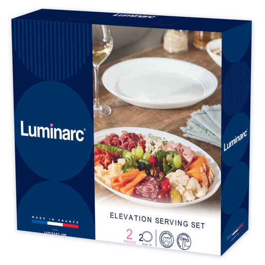 LUMINARC ELEVATION 2 PIECE SERVING SET