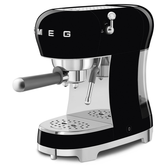 SMEG NEW 50'S RETRO STYLE AESTHETIC ESPRESSO COFFEE MACHINE - BLACK
