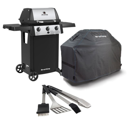 GEM 310 LP GRILL WITH GRILL TOOLS AND COVER