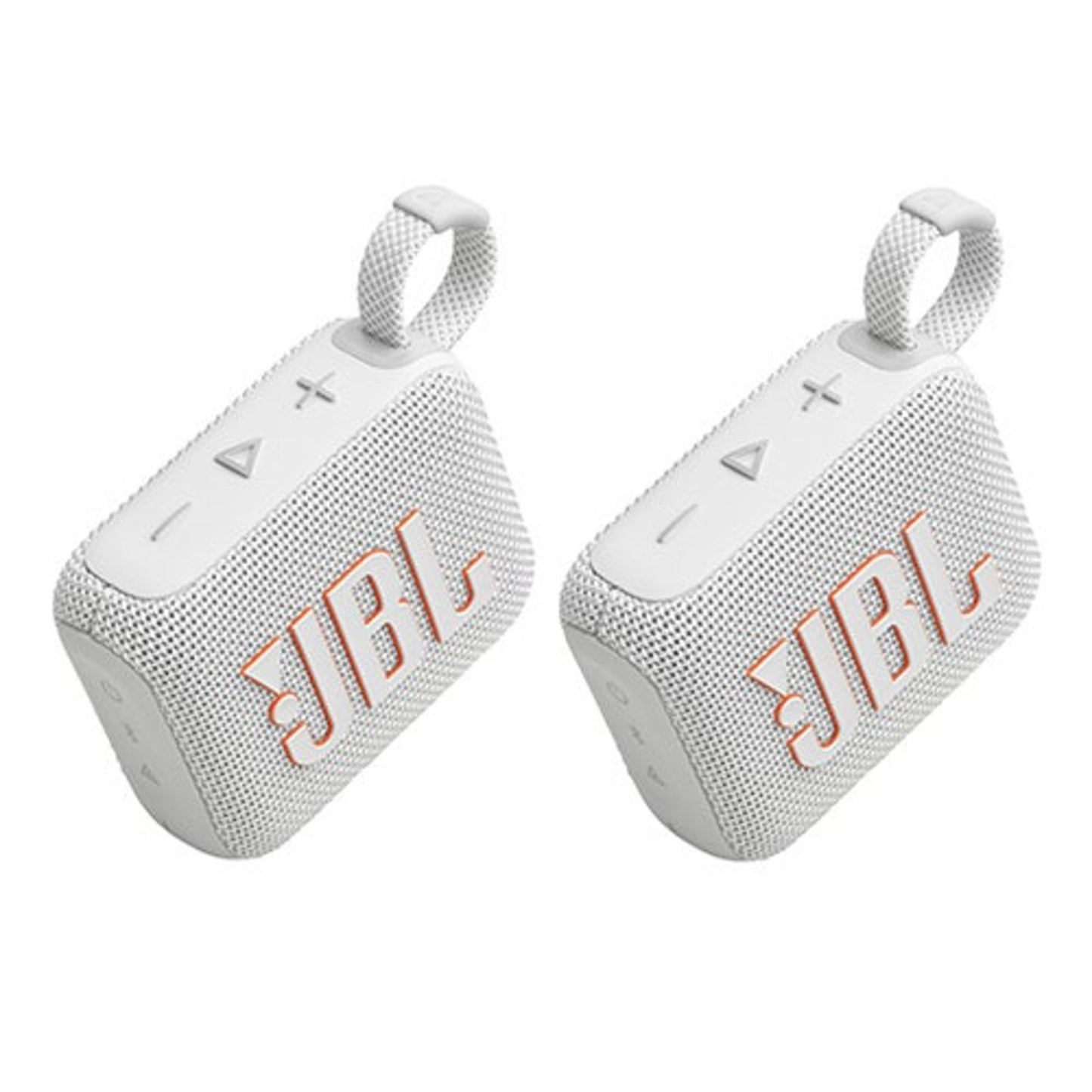 GO 4 ULTRA-PORTABLE BLUETOOTH SPEAKER - SET OF 2 WHITE