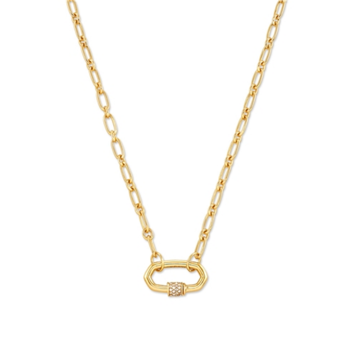 BRISTOL LINK NECKLACE, 18K GOLD VERMEIL