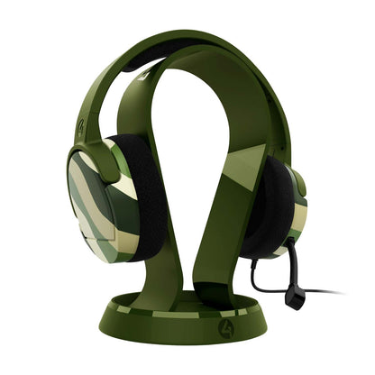 PANTHER WAVE GAMING HEADSET WITH STAND FOREST GREEN