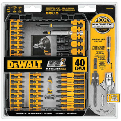 40PC IMPACT READY SCREWDRIVING BIT SET