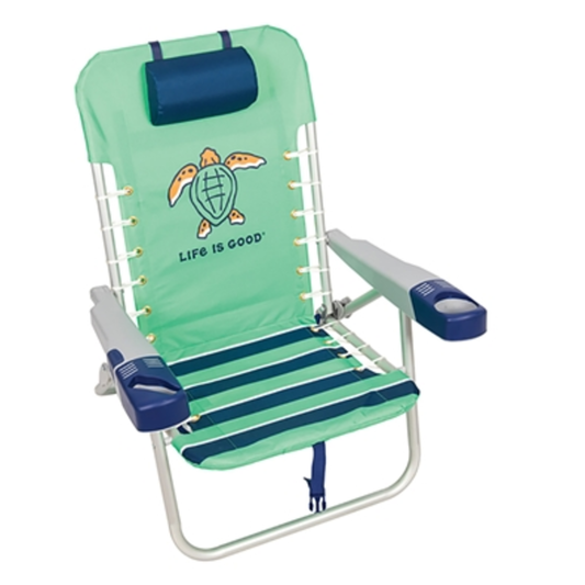 TURTLE BACKPACK BEACH CHAIR, GREEN