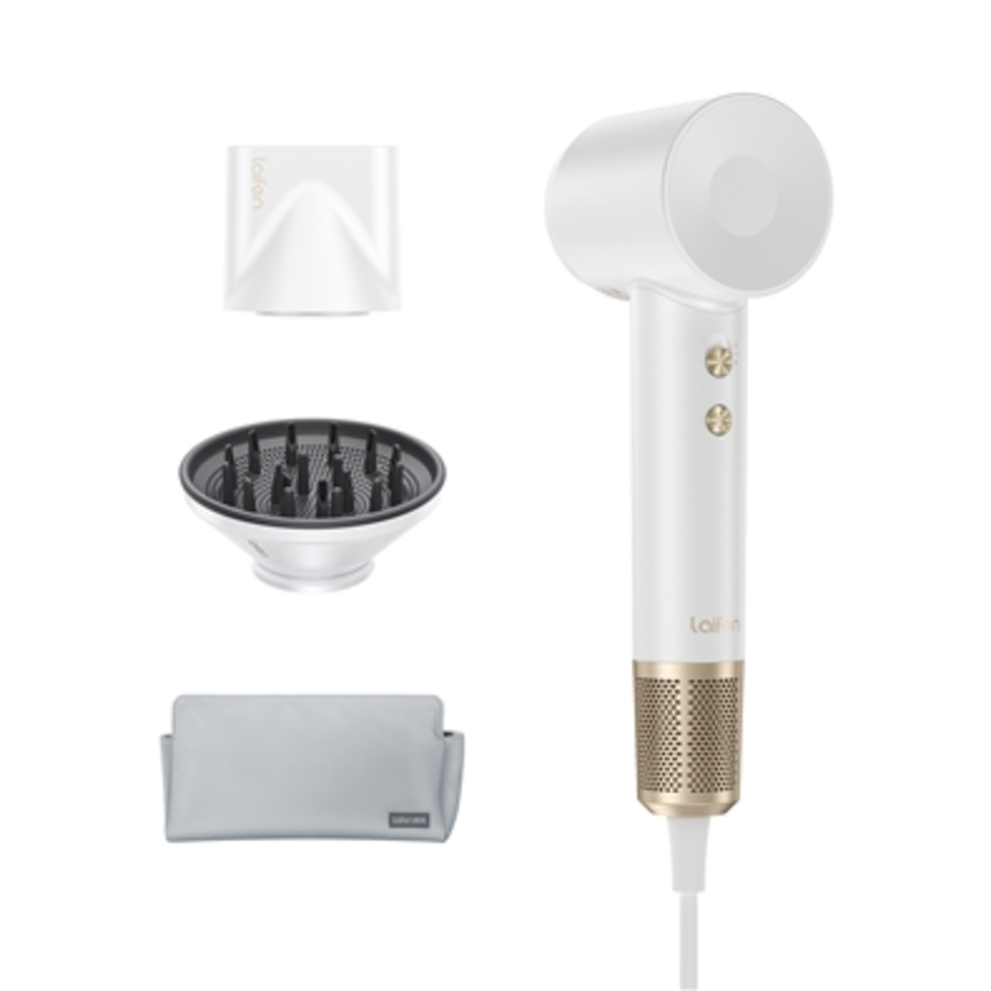 SWIFT PREMIUM HAIR DRYER W/ TRAVEL BAG, WHITE