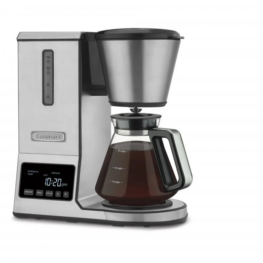 CUISINART PUREPRECISION 8-CUP POUR-OVER COFFEE BREWER WITH GLASS CARAFE