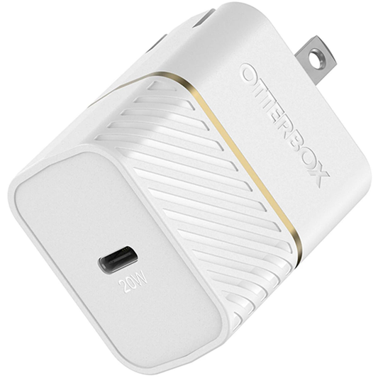 OTTERBOX FAST CHARGE USB-C WALL CHARGER, 20W - CLOUD DUST