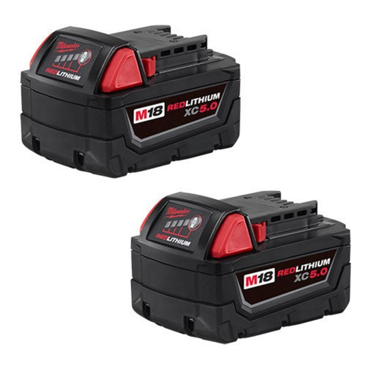 M18 REDLITHIUM XC5.0 EXTENDED CAPACITY BATTERY PACK 2-PACK