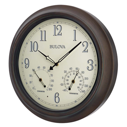 WEATHER MASTER OUTDOOR WALL CLOCK