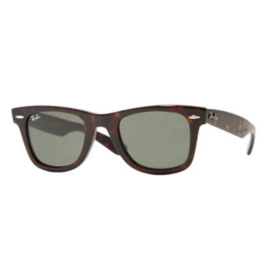 ORIGINAL WAYFARER UNISEX SUNGLASSES, TORTOISE/CRYSTAL GREEN, 50