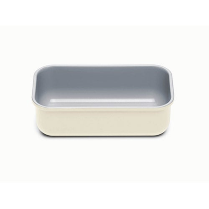 NONSTICK CERAMIC LOAF PAN CREAM