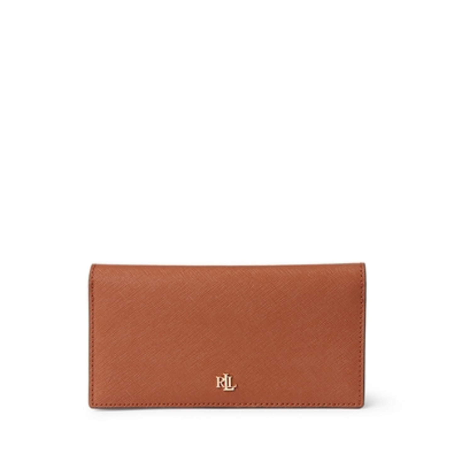 CROSSHATCH MEDIUM SLIM WALLET, LAUREN TAN