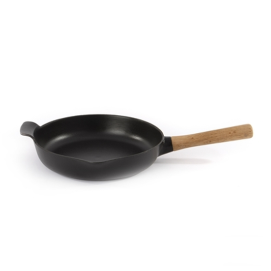 RON CAST IRON FRY PAN, BLACK, 10.25"