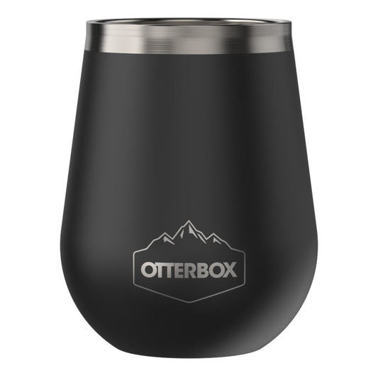 OTTERBOX ELEVATION WINE TUMBLER WITH LID - SILVER PANTHER BLACK