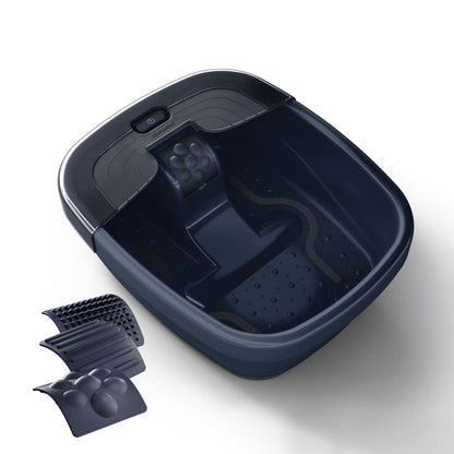 BUBBLE BLISS DELUXE FOOT SPA W/ HEAT BLACK