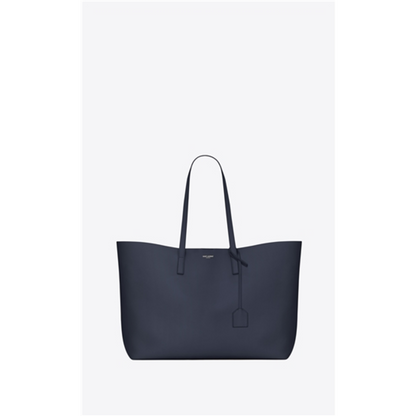 THE SHOPPER IN LEATHER, NAVY, 14.5''X11'