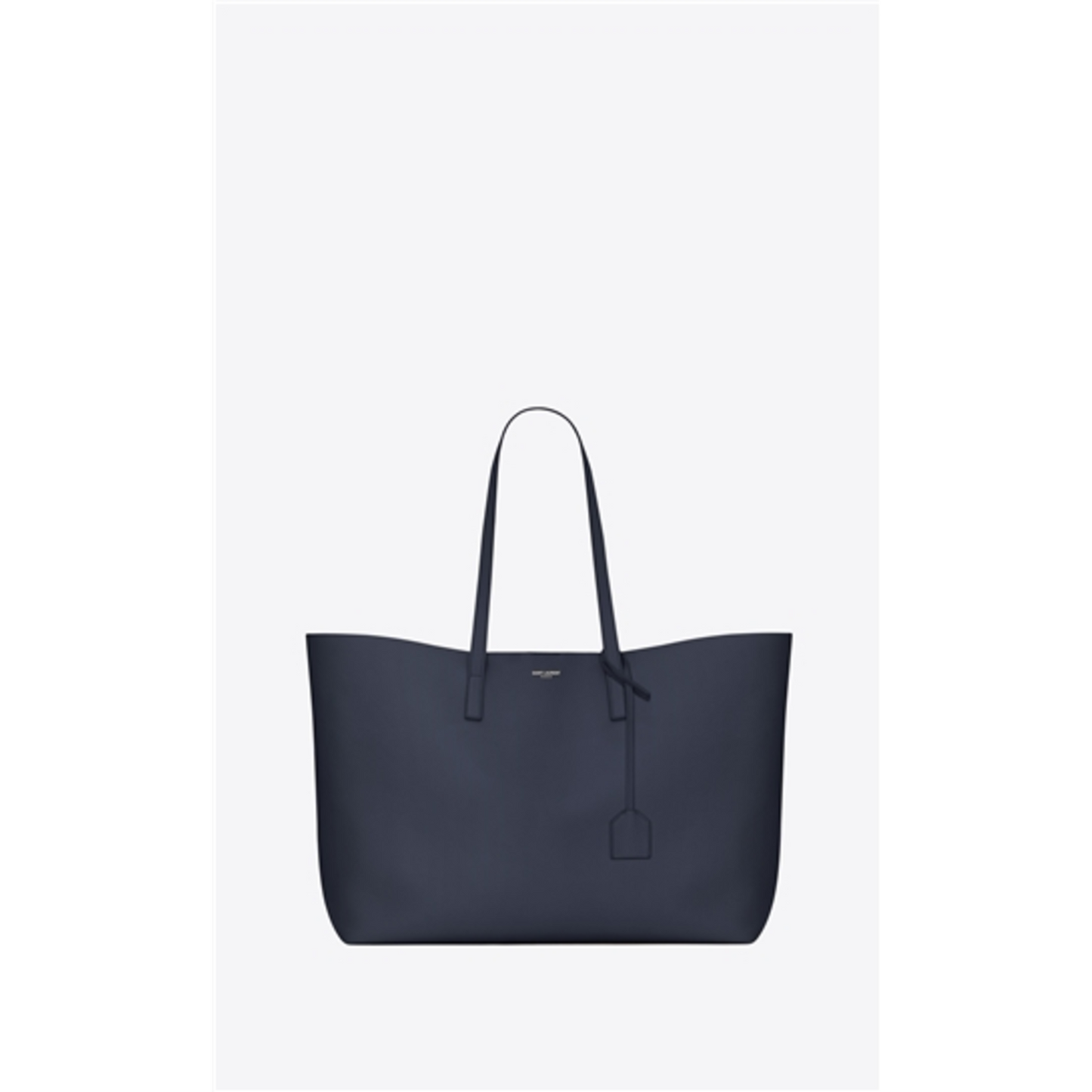 THE SHOPPER IN LEATHER, NAVY, 14.5''X11'