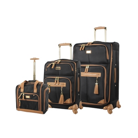 HARLO SPINNER SET, BLACK, 3 PIECES