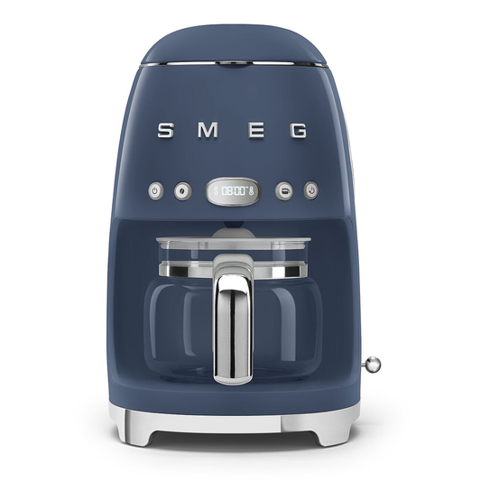SMEG 50'S RETRO STYLE 10 CUP DRIP FILTER COFFEE MACHINE - NAVY