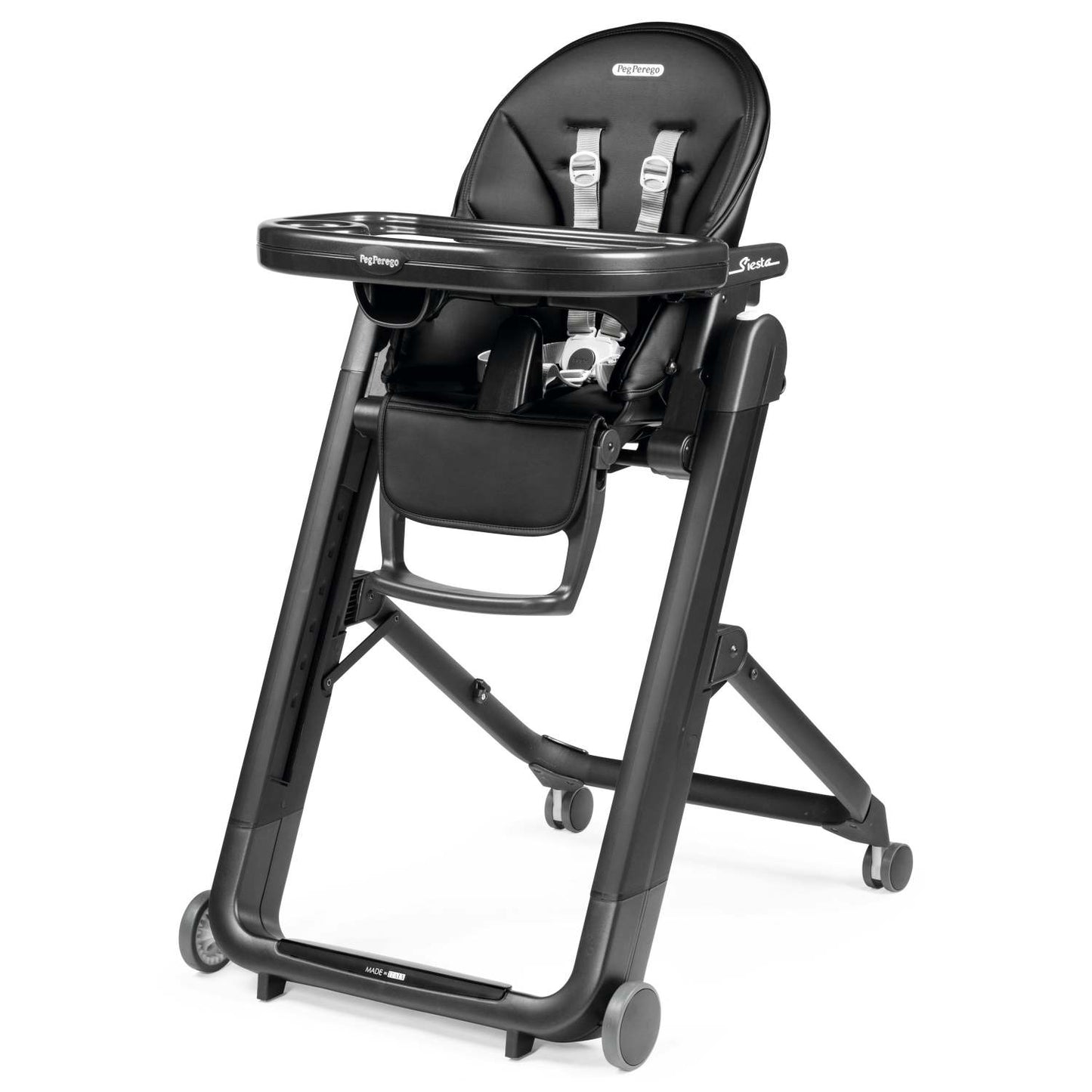 SIESTA GROW WITH BABY FOLDING HIGH CHAIR & RECLINER TRUE BLACK