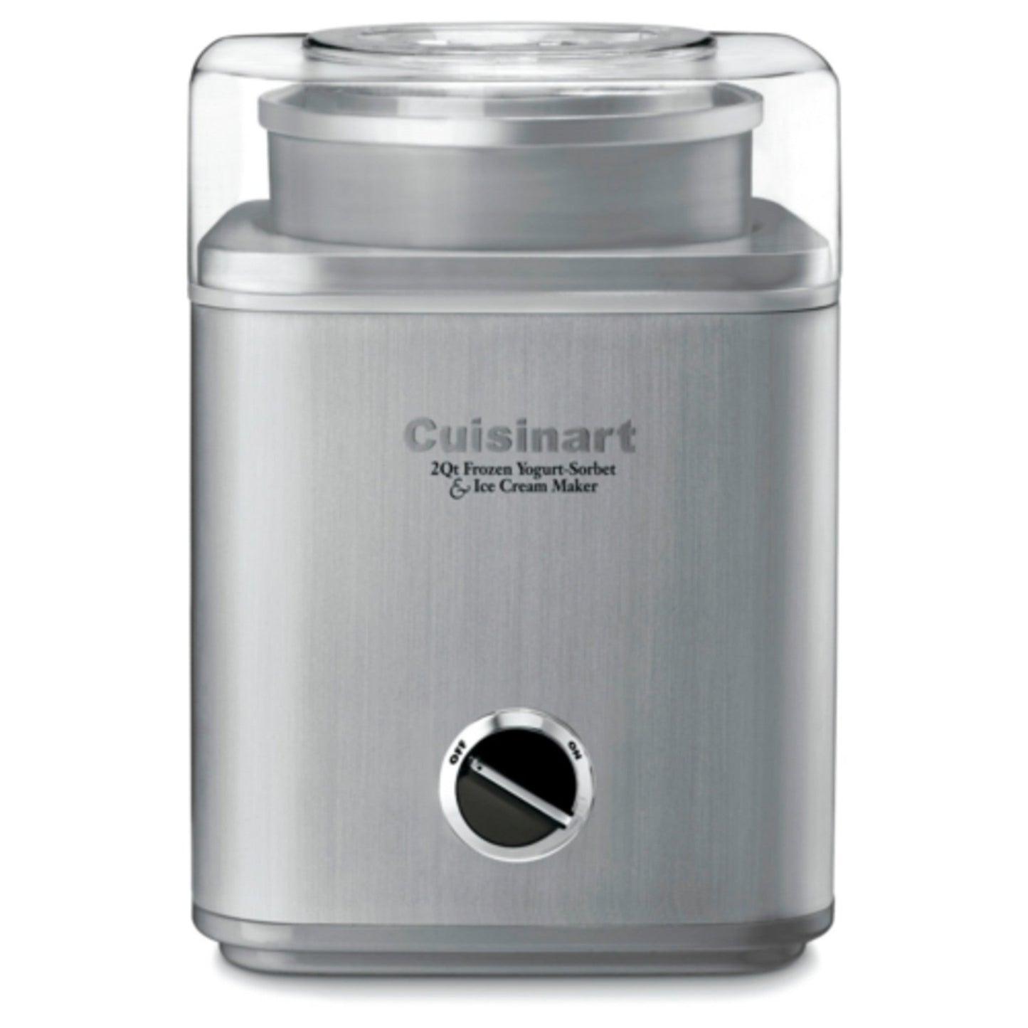 CUISINART PURE INDULGENCE 2 QUART FROZEN YOGURT-SORBET & ICE CREAM MAKER