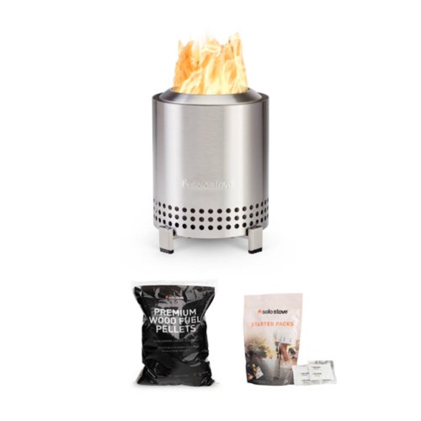 MESA TABLETOP PIT + WOOD FUEL PELLETS + STARTER PACK STAINLESS