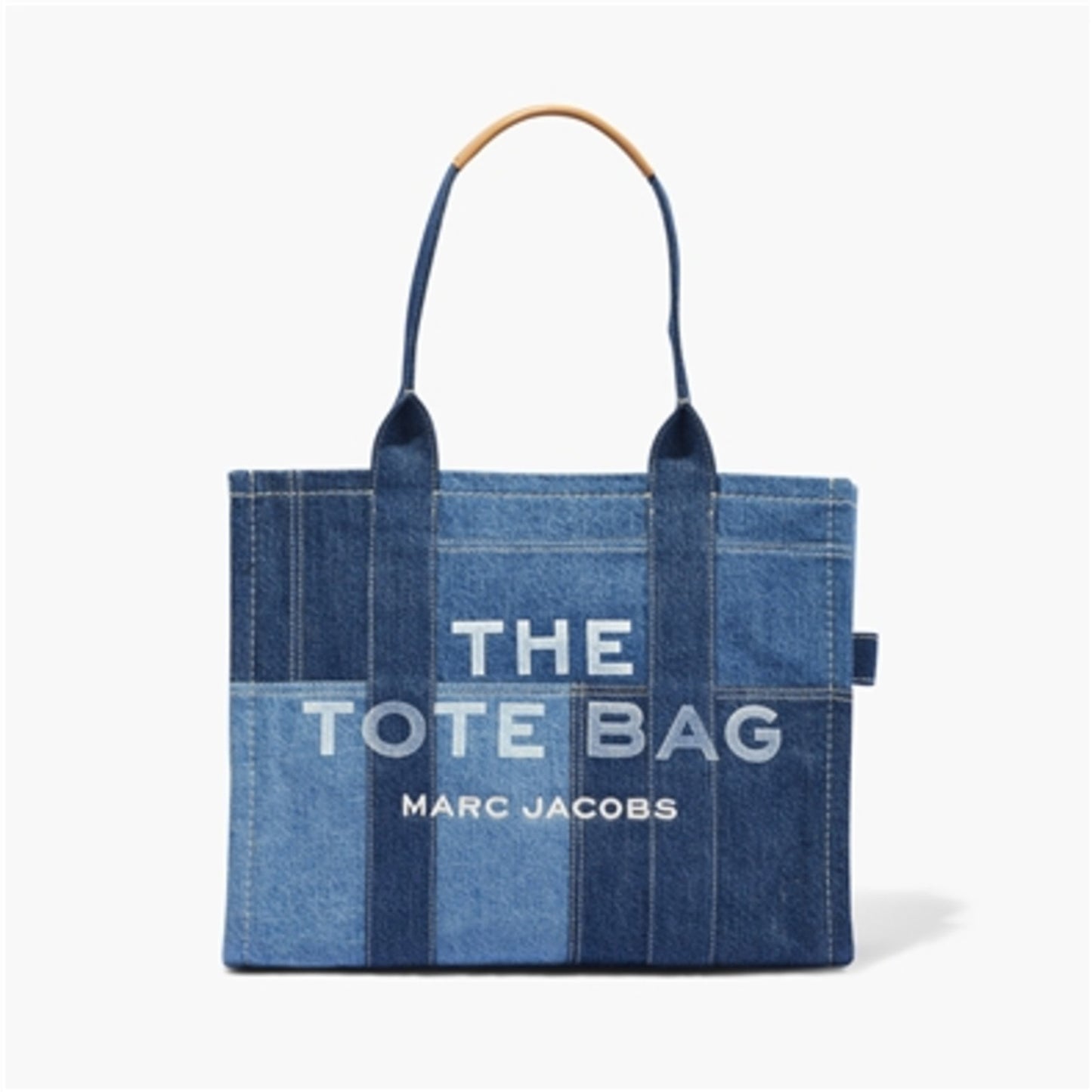 THE DENIM LARGE TOTE BAG, DENIM
