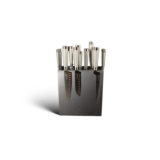 Messerstahl 17pc Knife Set with Magnetic Block