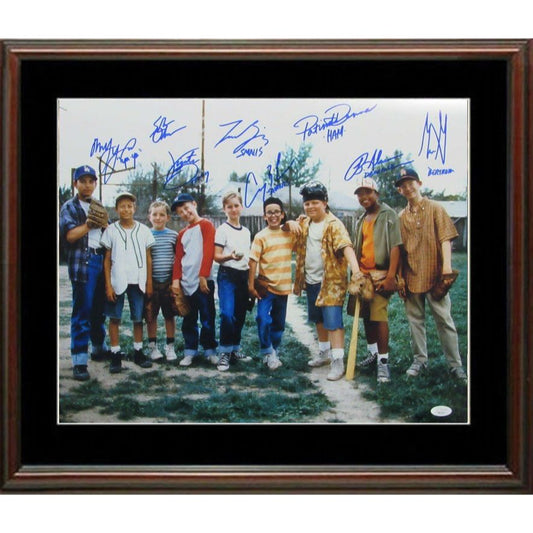 The Sandlot Autographed Framed Movie Display (8 Signatures)